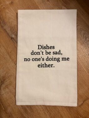100% Cotton Funny Printed Kitchen Towel naughty novelty housewarming *2 for 20*